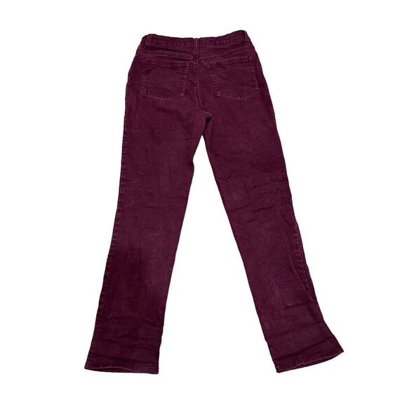 Gloria Vanderbilt maroon Amanda jeans size 4 - Picture 2 of 5